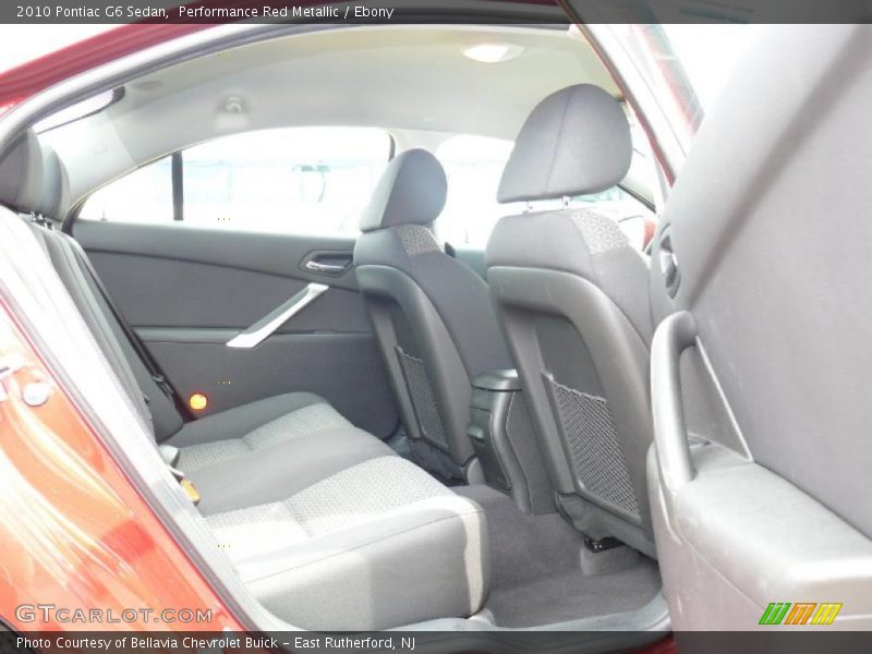 Performance Red Metallic / Ebony 2010 Pontiac G6 Sedan