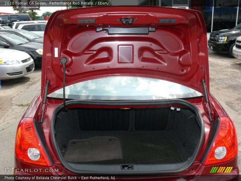 Performance Red Metallic / Ebony 2010 Pontiac G6 Sedan