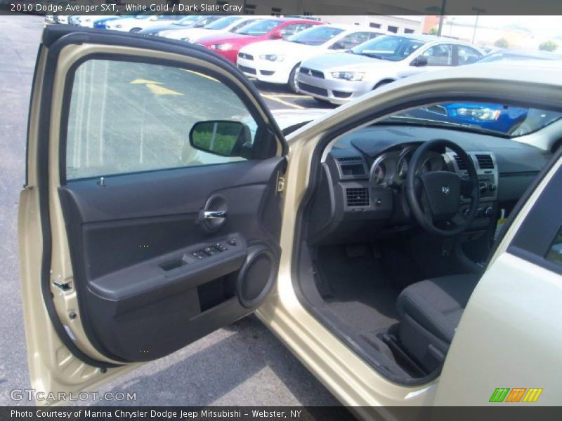 White Gold / Dark Slate Gray 2010 Dodge Avenger SXT