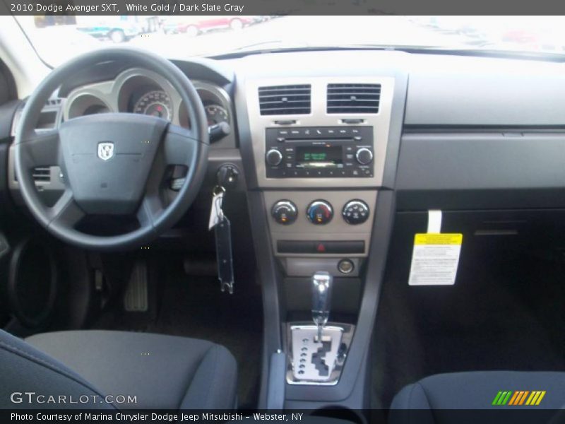 White Gold / Dark Slate Gray 2010 Dodge Avenger SXT