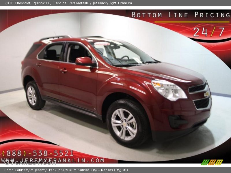 Cardinal Red Metallic / Jet Black/Light Titanium 2010 Chevrolet Equinox LT
