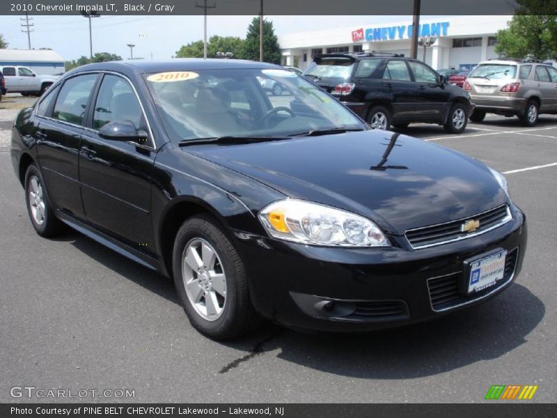 Black / Gray 2010 Chevrolet Impala LT