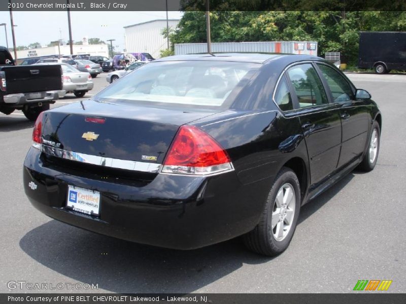 Black / Gray 2010 Chevrolet Impala LT