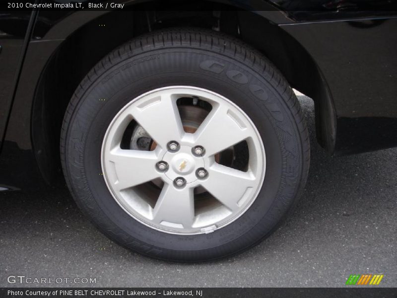 Black / Gray 2010 Chevrolet Impala LT