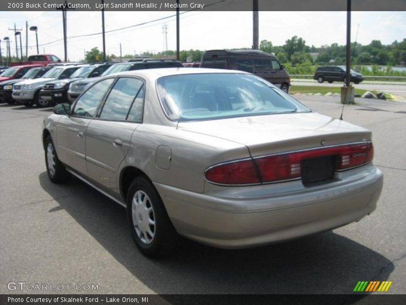 Light Sandrift Metallic / Medium Gray 2003 Buick Century Custom