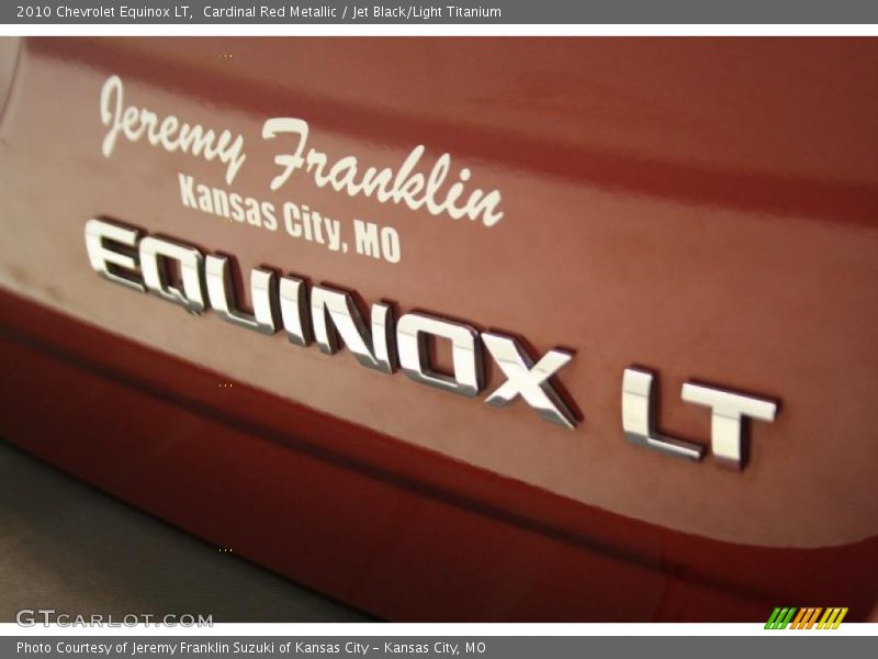 Cardinal Red Metallic / Jet Black/Light Titanium 2010 Chevrolet Equinox LT