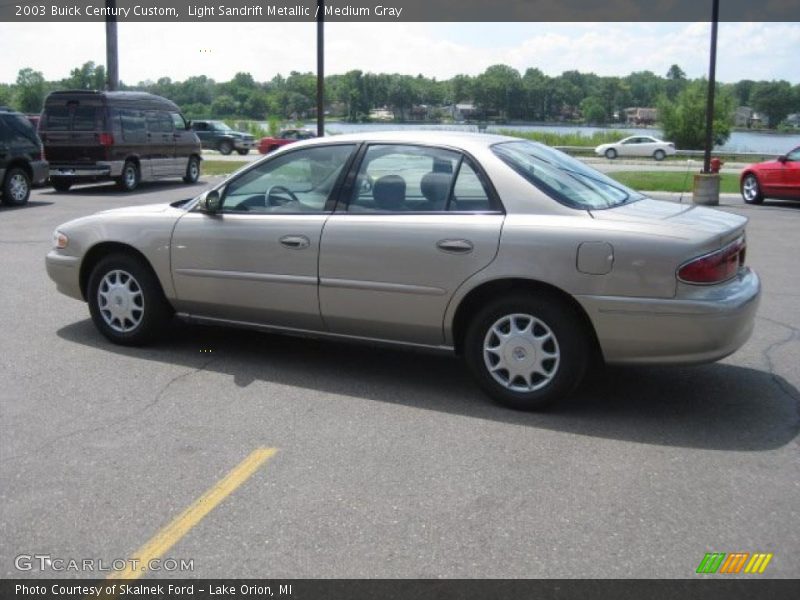 Light Sandrift Metallic / Medium Gray 2003 Buick Century Custom