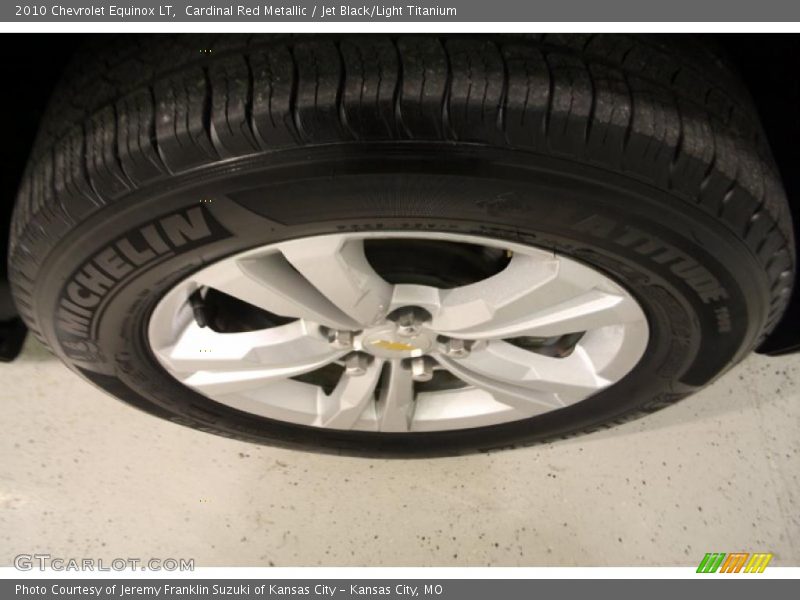 Cardinal Red Metallic / Jet Black/Light Titanium 2010 Chevrolet Equinox LT