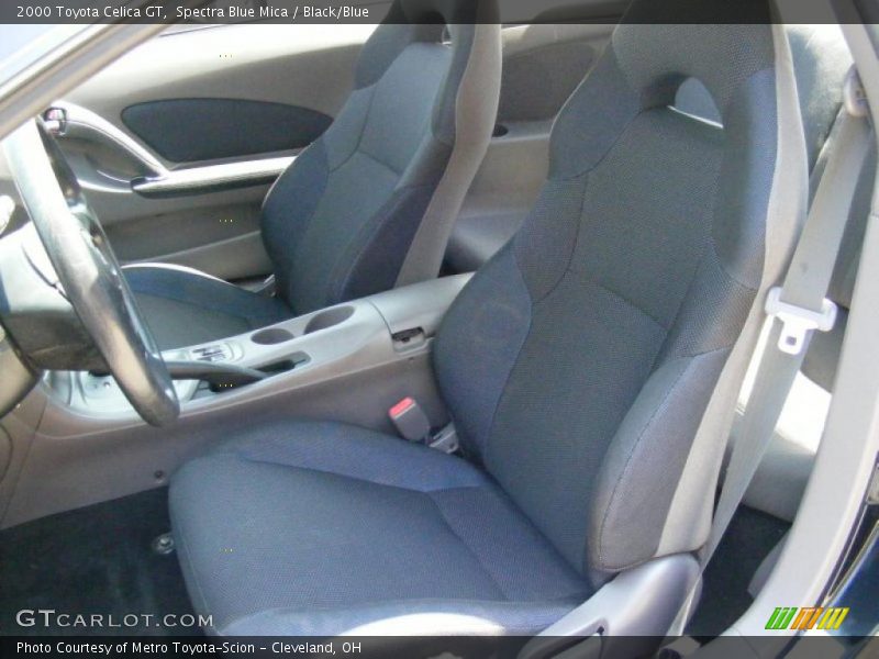Spectra Blue Mica / Black/Blue 2000 Toyota Celica GT
