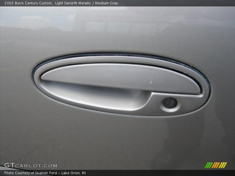 Light Sandrift Metallic / Medium Gray 2003 Buick Century Custom