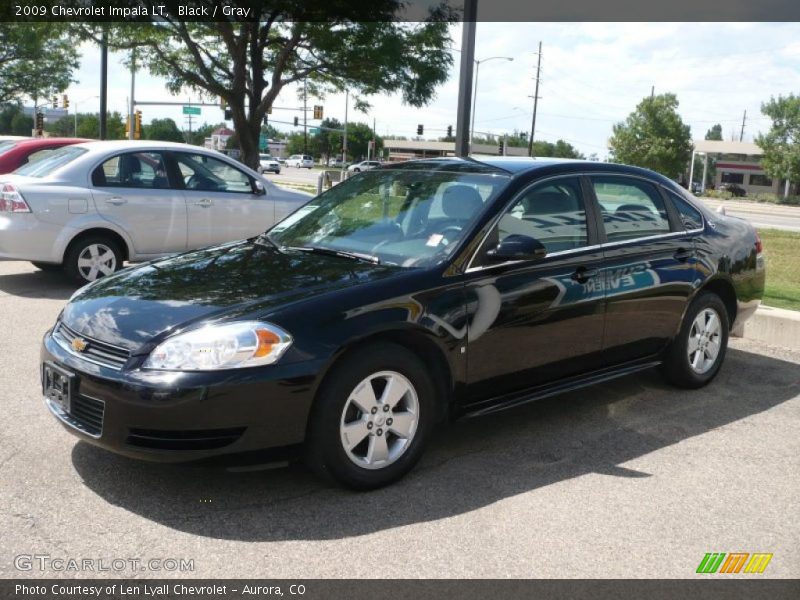 Black / Gray 2009 Chevrolet Impala LT
