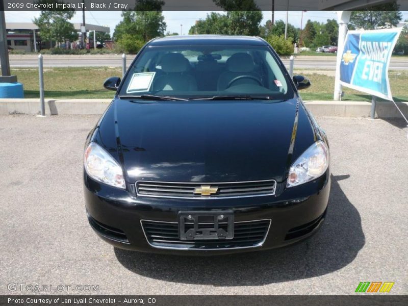 Black / Gray 2009 Chevrolet Impala LT