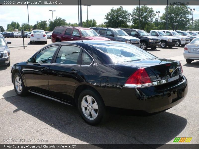 Black / Gray 2009 Chevrolet Impala LT