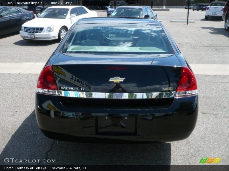 Black / Gray 2009 Chevrolet Impala LT