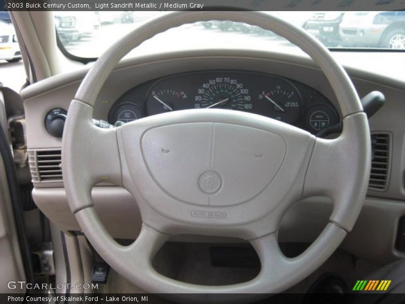 Light Sandrift Metallic / Medium Gray 2003 Buick Century Custom