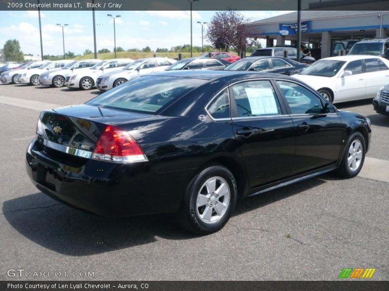 Black / Gray 2009 Chevrolet Impala LT