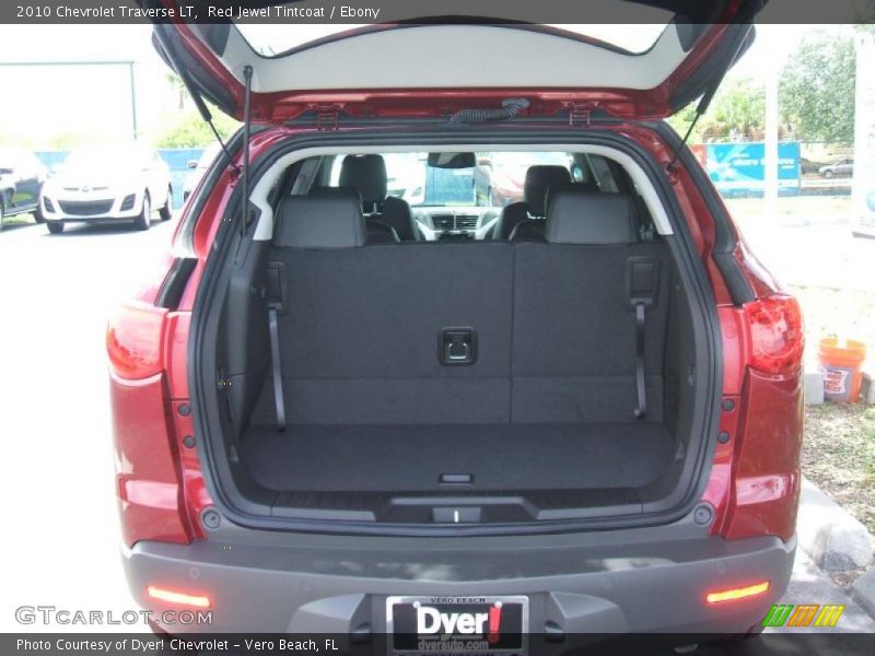 Red Jewel Tintcoat / Ebony 2010 Chevrolet Traverse LT