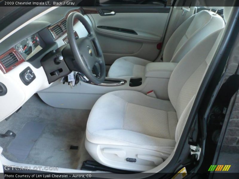 Black / Gray 2009 Chevrolet Impala LT