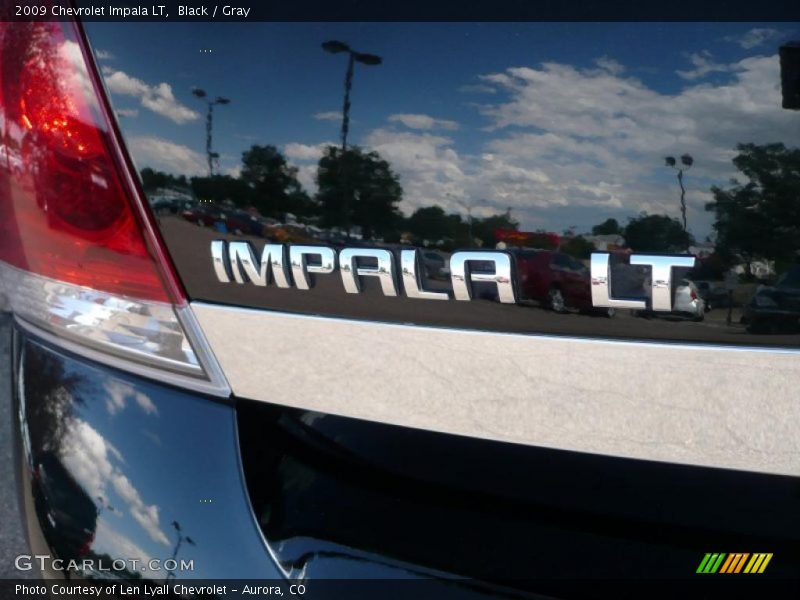 Black / Gray 2009 Chevrolet Impala LT