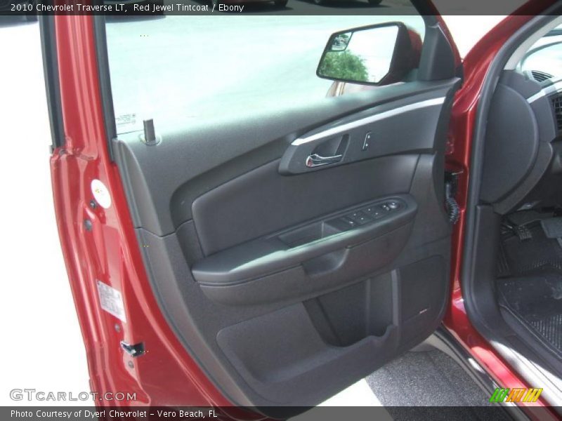 Red Jewel Tintcoat / Ebony 2010 Chevrolet Traverse LT