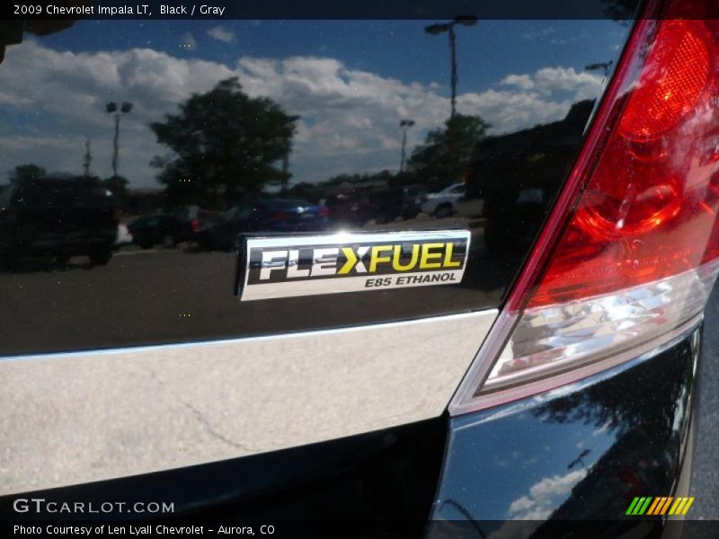 Black / Gray 2009 Chevrolet Impala LT