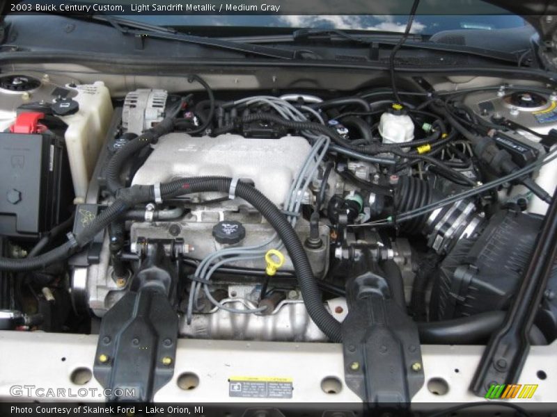 Light Sandrift Metallic / Medium Gray 2003 Buick Century Custom