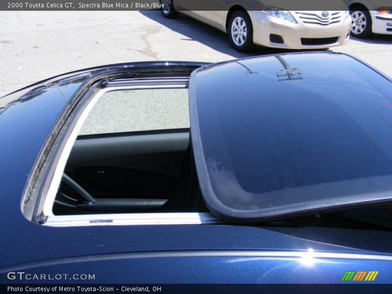 Spectra Blue Mica / Black/Blue 2000 Toyota Celica GT