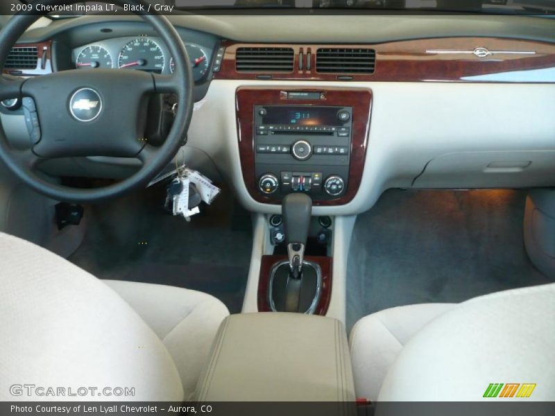 Black / Gray 2009 Chevrolet Impala LT