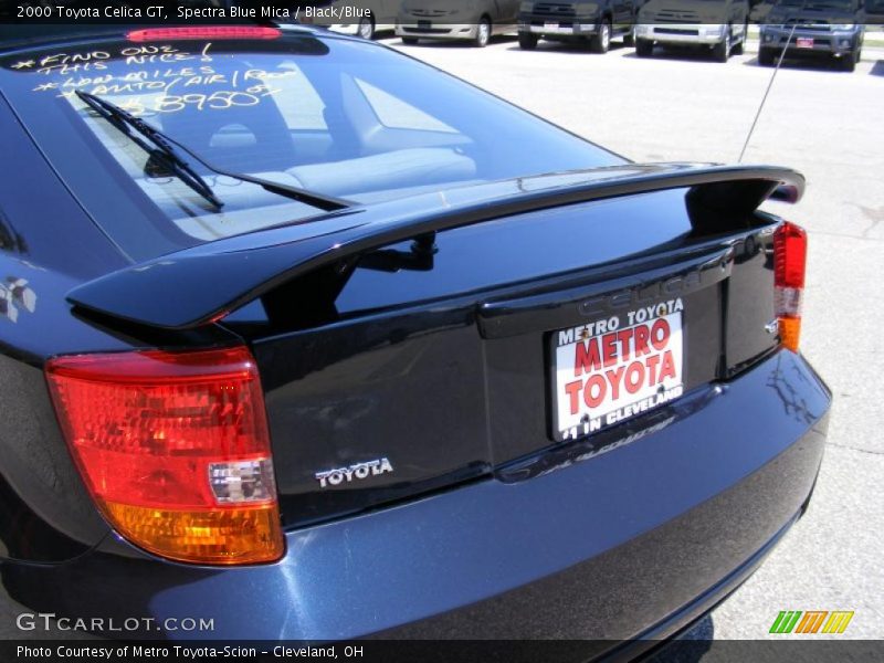 Spectra Blue Mica / Black/Blue 2000 Toyota Celica GT