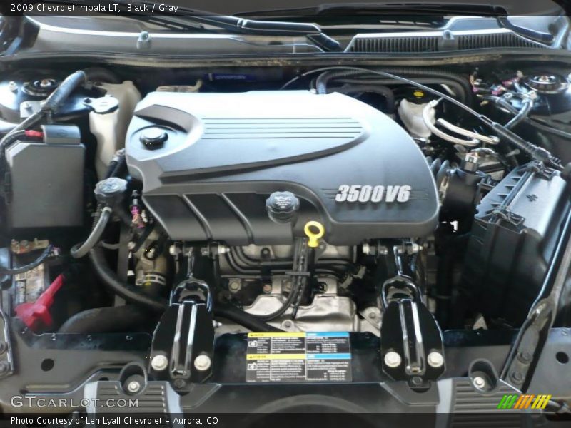 Black / Gray 2009 Chevrolet Impala LT