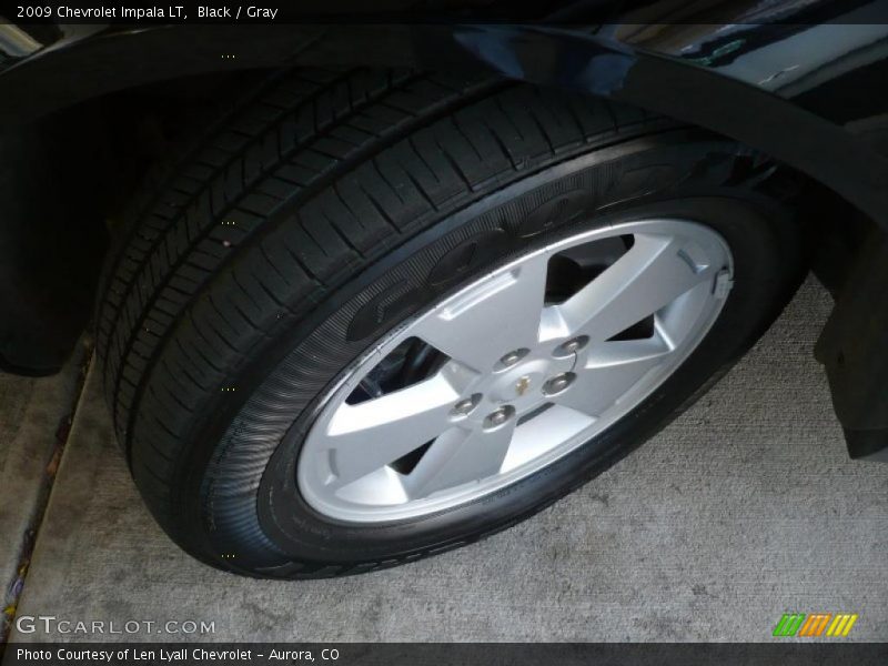 Black / Gray 2009 Chevrolet Impala LT