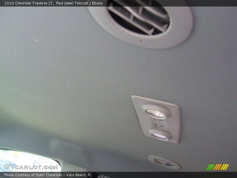 Red Jewel Tintcoat / Ebony 2010 Chevrolet Traverse LT