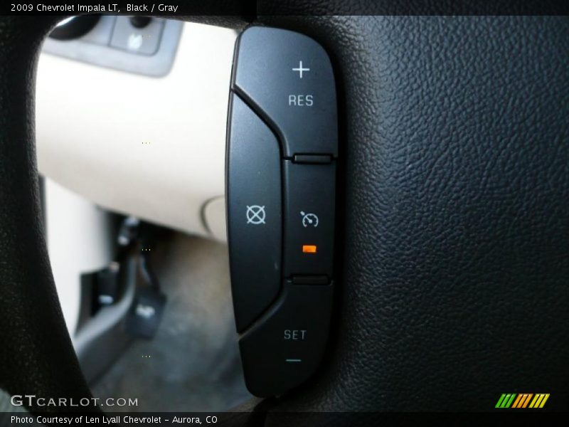 Black / Gray 2009 Chevrolet Impala LT
