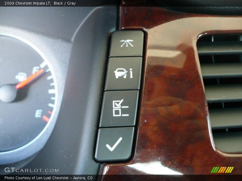 Black / Gray 2009 Chevrolet Impala LT