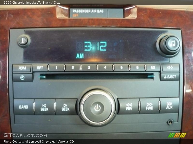 Black / Gray 2009 Chevrolet Impala LT