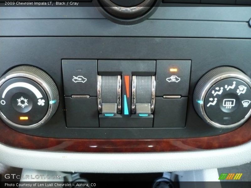 Black / Gray 2009 Chevrolet Impala LT