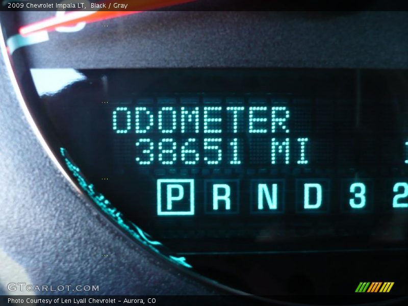 Black / Gray 2009 Chevrolet Impala LT
