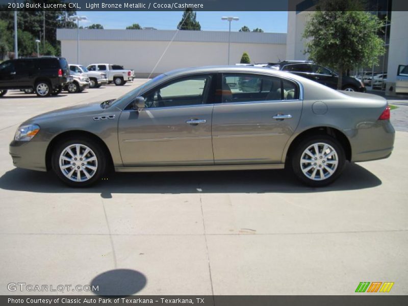 Light Bronze Metallic / Cocoa/Cashmere 2010 Buick Lucerne CXL