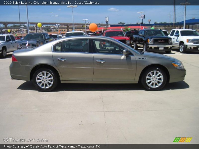 Light Bronze Metallic / Cocoa/Cashmere 2010 Buick Lucerne CXL