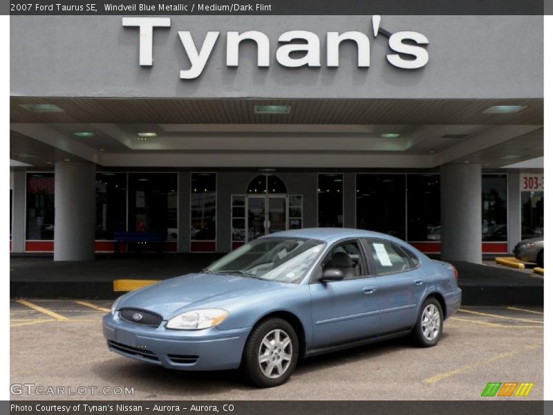 Windveil Blue Metallic / Medium/Dark Flint 2007 Ford Taurus SE