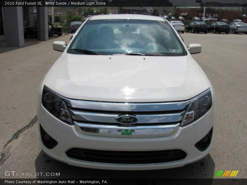 White Suede / Medium Light Stone 2010 Ford Fusion SE