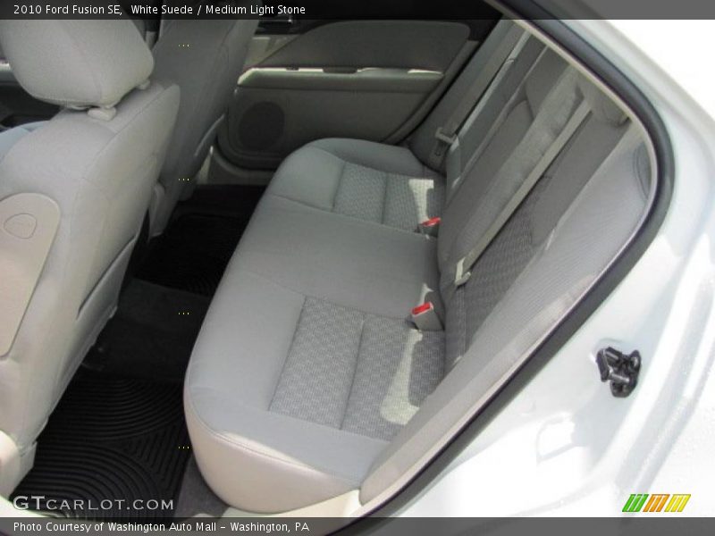 White Suede / Medium Light Stone 2010 Ford Fusion SE