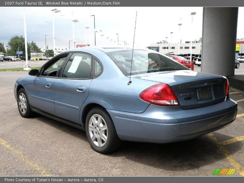 Windveil Blue Metallic / Medium/Dark Flint 2007 Ford Taurus SE