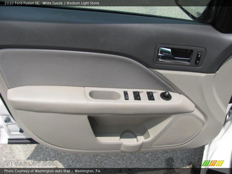 White Suede / Medium Light Stone 2010 Ford Fusion SE