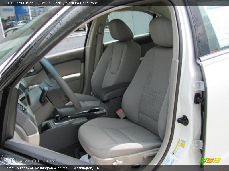 White Suede / Medium Light Stone 2010 Ford Fusion SE