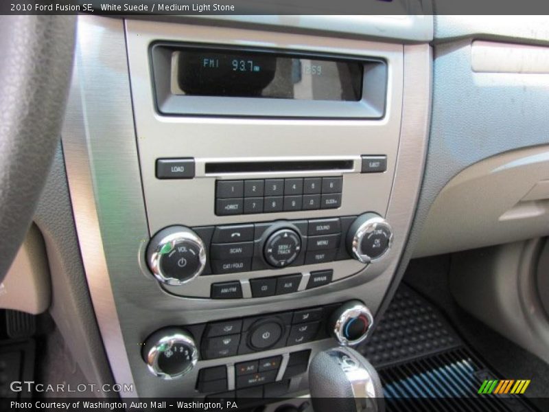 White Suede / Medium Light Stone 2010 Ford Fusion SE