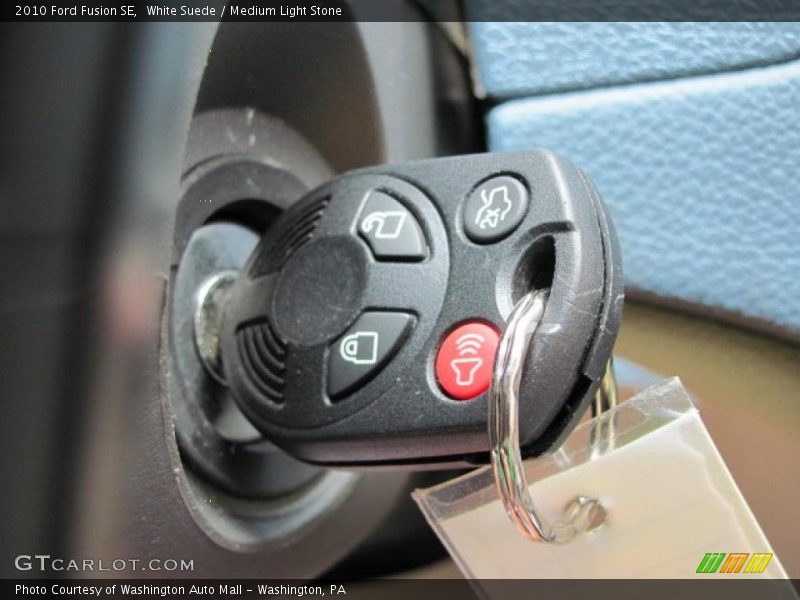 White Suede / Medium Light Stone 2010 Ford Fusion SE