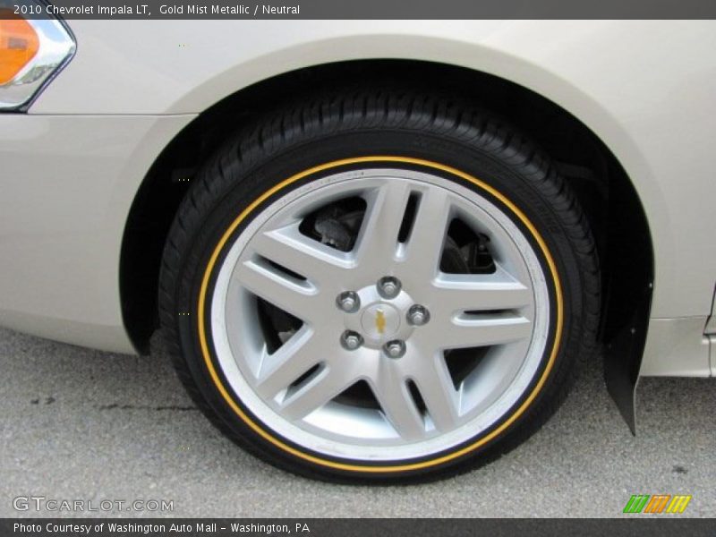 Gold Mist Metallic / Neutral 2010 Chevrolet Impala LT