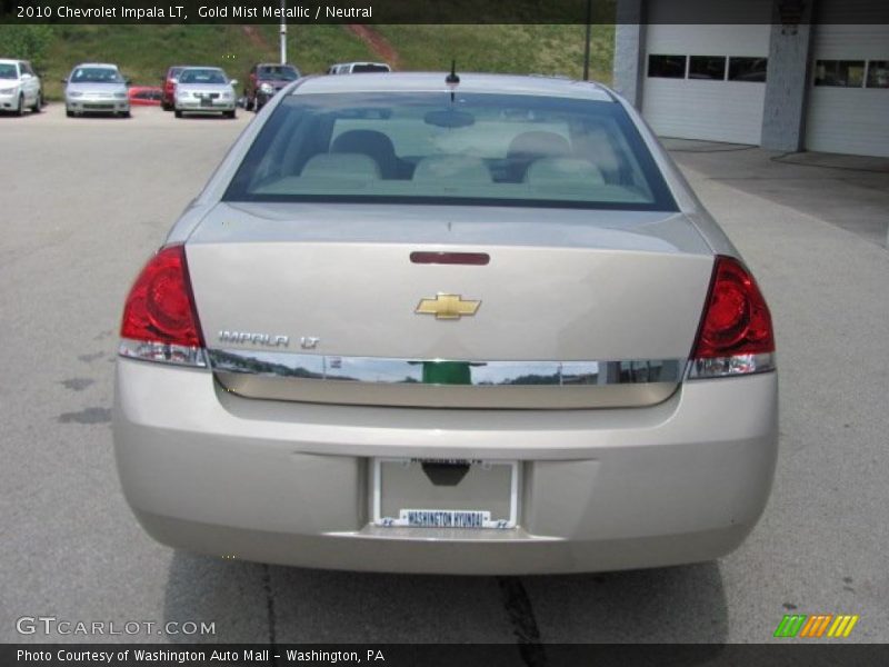 Gold Mist Metallic / Neutral 2010 Chevrolet Impala LT