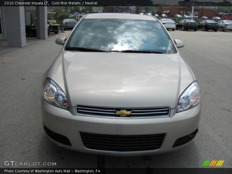 Gold Mist Metallic / Neutral 2010 Chevrolet Impala LT